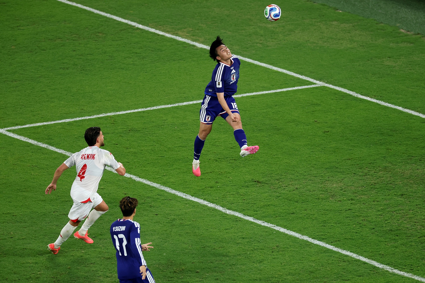 日本队4-0突尼斯全场仅2射零射正 助教陈文杰：已无畏欧洲强队