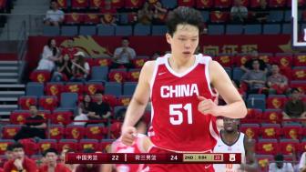 廖三宁关键拉杆+两罚定胜局，中国男篮热身赛险胜荷兰迎两连胜
