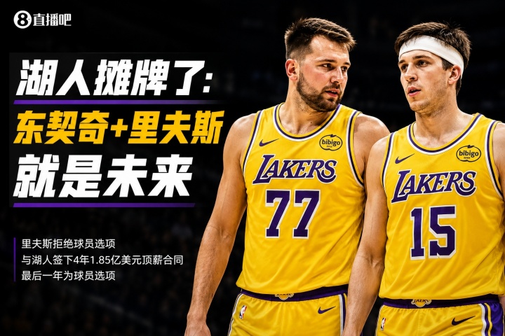 4年1.85亿正式续约，湖人后詹姆斯时代框架确定：东契奇+里夫斯