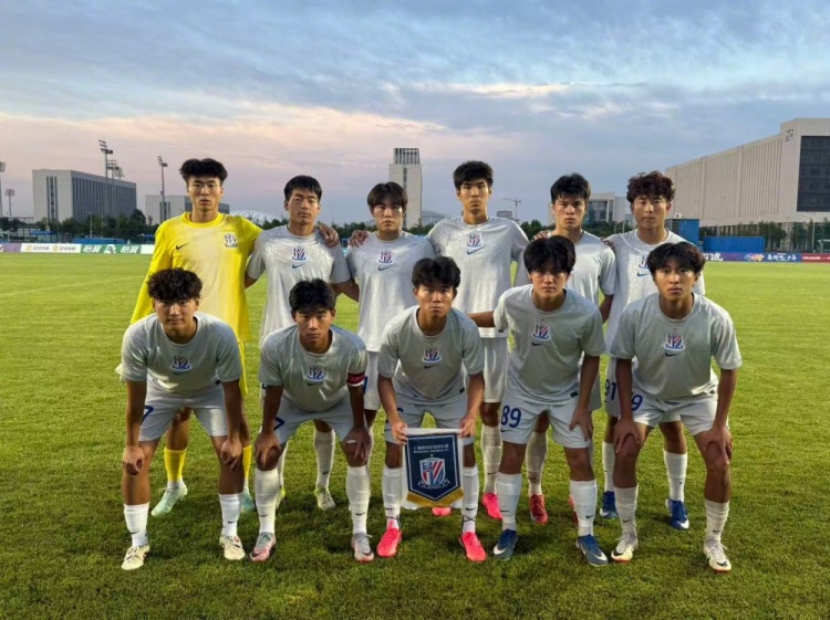 陈金铎由树杰建功,申花U20客场2-1擒津门虎