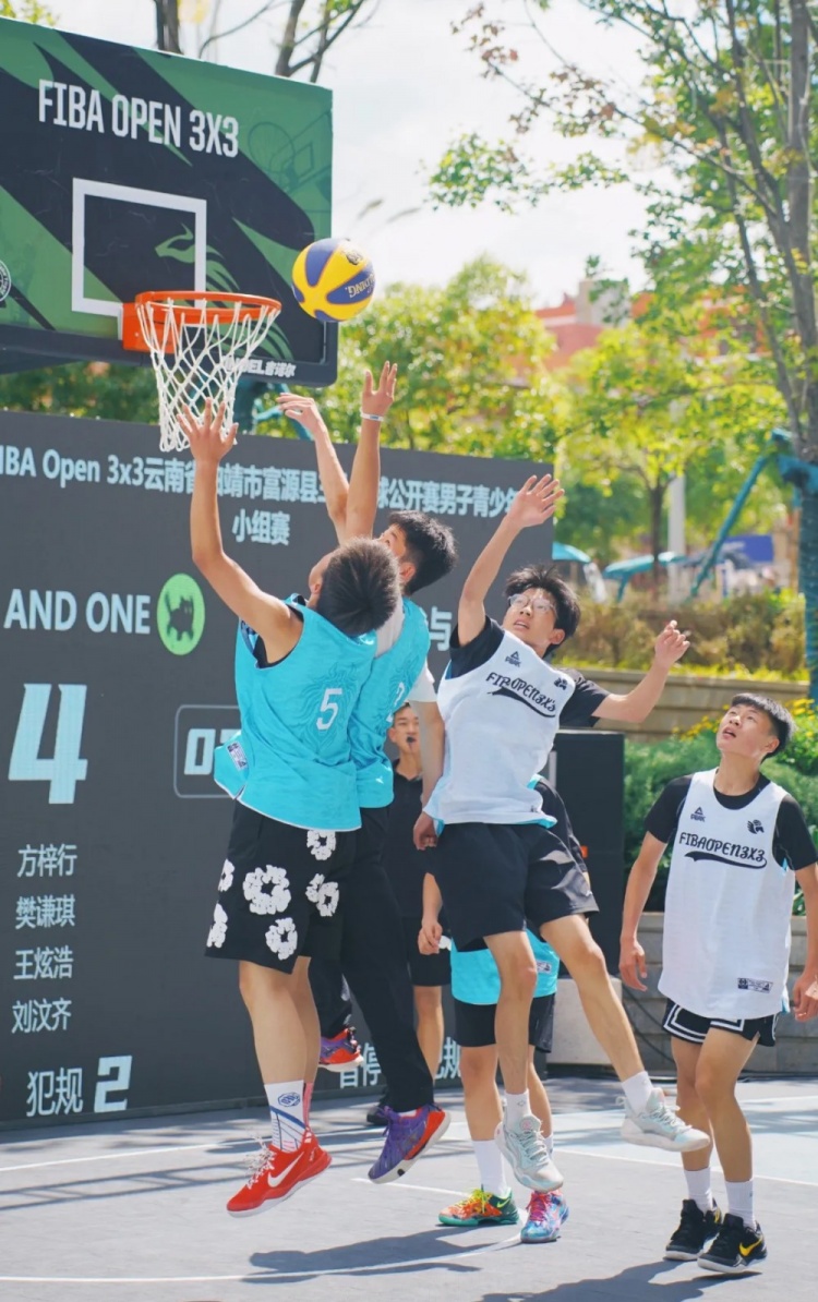 鑫潮商贸场均净胜10.5分碾压夺冠 2026 FIBA Open 3x3富源站落幕