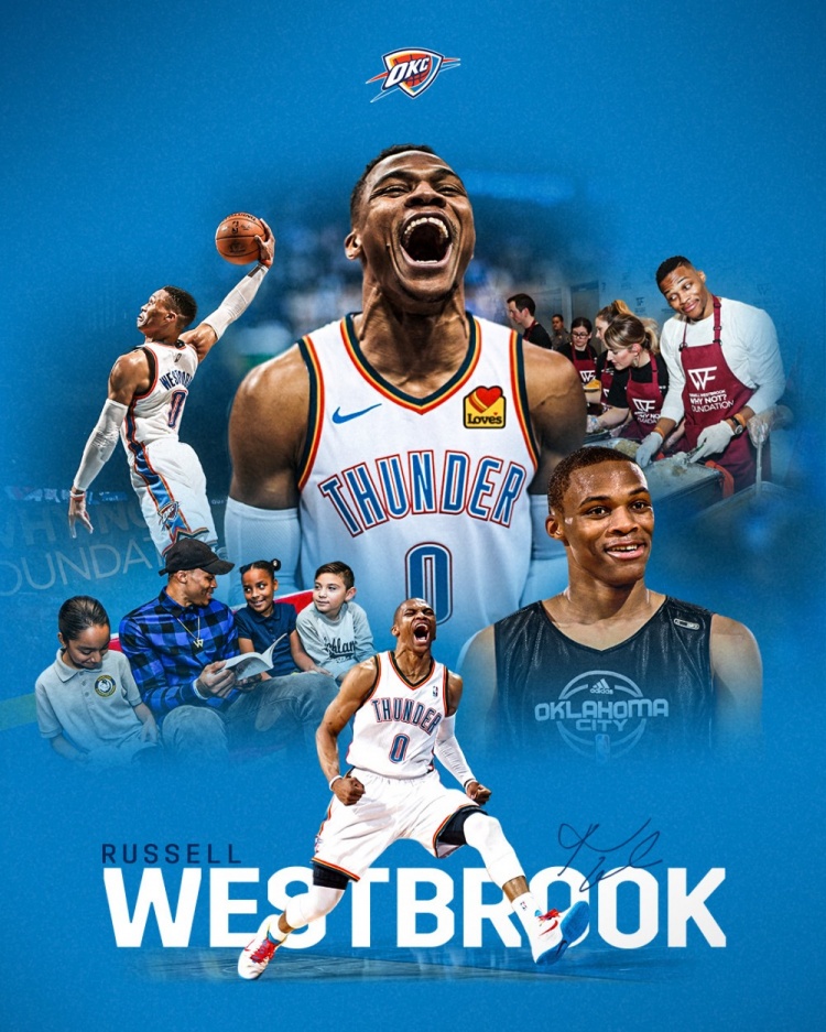 亚历山大致敬威少：真正的俄城传奇，祝贺你辉煌生涯